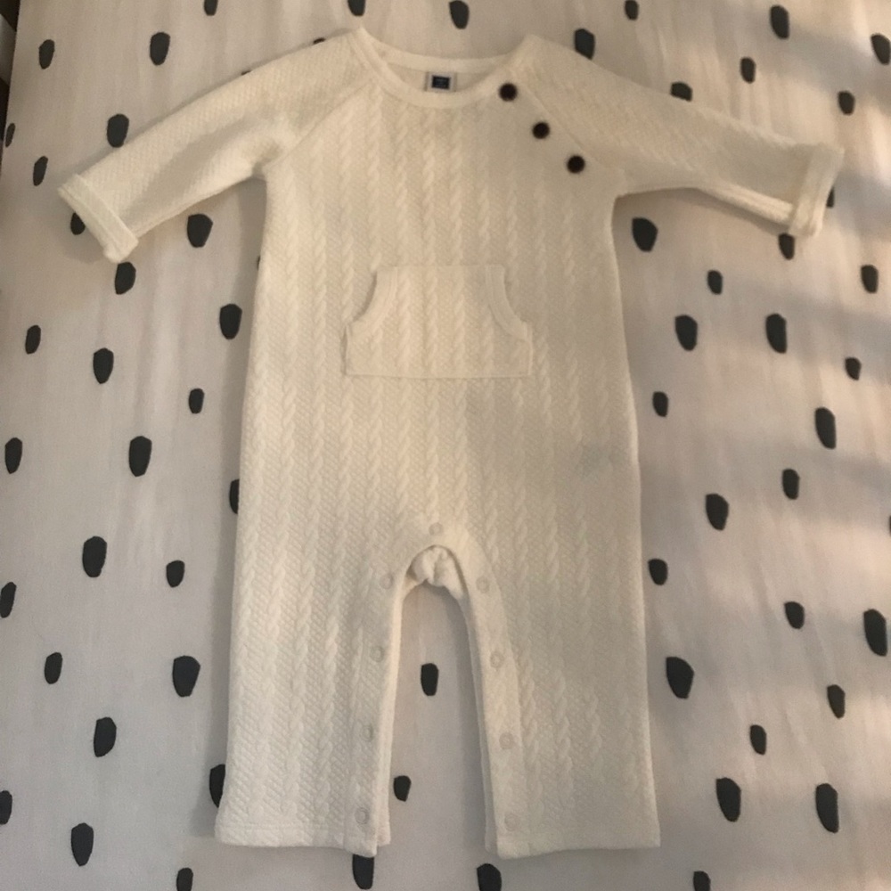 NWOT Janie and Jack Romper, White